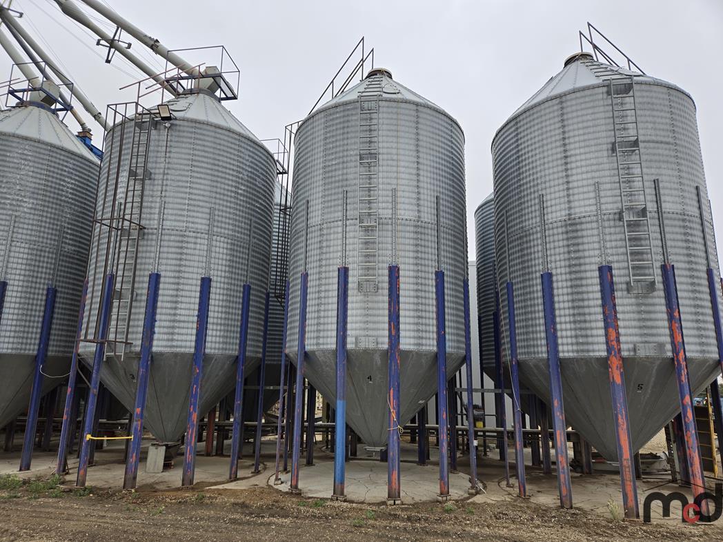Grain Bin w/ Hopper Bottom